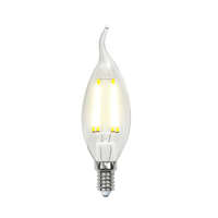 Лампа светодиодная LED-CW35-5W/NW/E14 /CL/DIM GLA01TR Air 5Вт свеча на ветру прозрачная 4000К нейтр. бел. E14 диммир. (упак. картон) Uniel UL-00002865