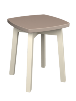 Сиденье для табурета Гавр Delinia 36.5x36.5x1.8 см жёсткое цвет топо