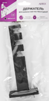 Держатель трехрядный Хайтек, алюминий, цвет черный, 17.6 см ARTTEX
