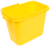 Ведро прямоугольное 9.5 л пластик цвет жёлтый IDEA