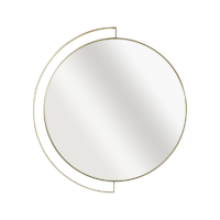 Зеркало декоративное Inspire Elipse, 46 см, цвет золотистый аналоги, замены