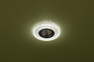 Светильник точечный встраиваемый DK LD1 MR16 3Вт GU5.3 зеленый с подсветкой | Б0018777 ЭРА (Энергия света)