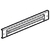 Щёточная панель - высота 100 мм для шкафов шириной/глубиной 600 LCS | 046462 Legrand