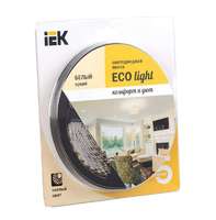 Лента светодиодная ECO LED LSR-3528WW120-9.6-IP65-12V 10Вт/м (уп.5м) тепл. бел. ИЭК LSR1-1-120-65-1-05 IEK (ИЭК)