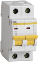Выключатель автоматический двухполюсный ВА47-29 10А B 4,5кА | MVA20-2-010-B IEK (ИЭК)
