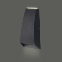 Светильник настенный светодиодный уличный Elektrostandard "Techno" 1016, 2 Вт, IP54 цвет чёрный