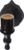 Настенный светильник уличный 1xE27x60 Вт пластик цвет чёрный ITALMAC