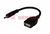 Кабель USB OTG mini на шнур 0.15м черн. Rexant 18-1181