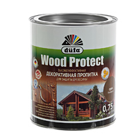 Антисептик Wood Protect цвет орех 0.75 л dufa