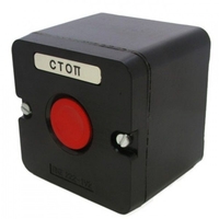 Пост кнопочный ПКЕ 222-1 красный IP54 | SQ0742-0007 TDM ELECTRIC купить в Москве по низкой цене