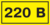 Самоклеящаяся этикетка: 40х20 мм, символ &quot;220В&quot; | YPC10-0220V-1-100 IEK (ИЭК)