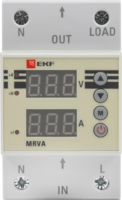Реле напряжения и тока EKF MRVA 40A с дисплеем
