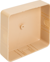 Распределительная коробка открытая IEK 100×100×29 мм 2 ввода IP20 цвет сосна (ИЭК)