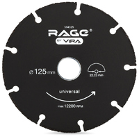 Диск отрезной универсальный Rage by Vira 125x22.2x1 мм аналоги, замены