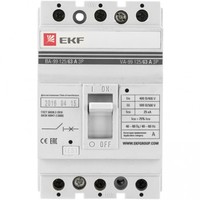 Автоматический выключатель ВА-99 125/125А 3P 25кА EKF PROxima | mccb99-125-125