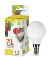Лампа светодиодная LED-шар-standard 7.5Вт шар 3000К тепл. бел. E14 675лм 160-260В ASD 4690612003962 LLT