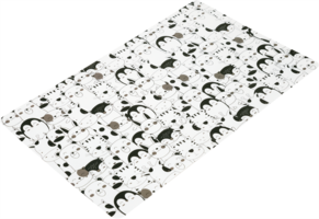 Салфетка сервировочная Пингвины 26x41 см прямоугольная ПВХ цвет белый/чёрный/серый аналоги, замены