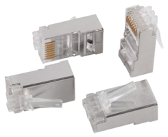 Разъём RJ-45 FTP для кабеля SOLID кат.6 | CS3-1C6FS ITK IEK (ИЭК)