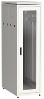 Шкаф сетевой 19" LINEA N 33U 600х1000 мм стеклянная передняя дверь, задняя перфорированная серый | LN35-33U61-GP ITK IEK (ИЭК)