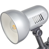 Настольный светильник Camelion H-035 на прищепке, цвет серый