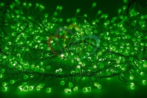 Гирлянда мишура LED 6м 576LED зеленый NEON-NIGHT 303-614 прозр 35Вт 220В IP20 купить в Москве по низкой цене