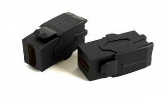 Вставка KJ1-HDMI-AV18-BK формата Keystone Jack с прох. адапт. HDMI (Type A) 90 градусов ROHS черн. Hyperline 251213 Type A цена, купить
