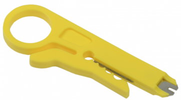 Инструмент для зачистки обрезки заделки кабеля витая пара IDC 110 желт. ITK TS1-G60 IEK (ИЭК) купить в Москве по низкой цене