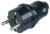 Евровилка прямая черная 16А - EVP10-16-01-K02 IEK (ИЭК)