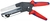 Ножницы для реза пластмассы и кабель-каналов толщиной профиля до 4 мм нож сменный 110 L-275 легкий рез за счёт специального коленчатого рычага чёрные 2-компонентные рукоятки KN-950221 KNIPEX