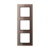 Рамка 3-я для горизонтальной/вертикальной установки Серия- ACreation Материал- стекло Цвет- мокко JUNG AC583GLMO
