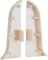 Заглушки для плинтуса «Дуб Морской» высота 62 мм 2 шт. LIDER