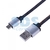 Кабель USB microUSB шнур в джинс. оплетке Rexant 18-4242