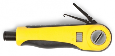 Инструмент HT-3640R для заделки витой пары (нож в комплект не входит), ударный, регулируемый | 19878 Hyperline ножа) цена, купить