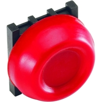 Кнопка KP6-40R красная с резиновым колпачком IP66 монтажной ко лодкой | 1SFA616105R4001 ABB c аналоги, замены