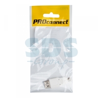 Переходник гнездо USB-A (Female) - штекер Micro USB (Male) (инд. упак.) PROCONNECT 18-1173-9 REXANT цена, купить