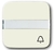 Клавиша для механизма 1-клавишного выключателя/переключателя/кнопки, с полем надписи, символом ЗВОНОК, серия Busch-Duro 2000 SI, цвет слоновая к ABB 2CKA001731A1999