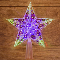 Фигура светодиодная "Звезда" на елку цвет: RGB, 10 LED, 17 см | 501-002 NEON-NIGHT
