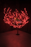 Светодиодное дерево "Сакура", высота 1,5м, диаметр кроны 1,8м, красные светодиоды, IP 54, понижающий трансформатор в комплекте, | 531-102 NEON-NIGHT 150см 864LED 110Вт 24В Фигура Сакура H1.5м цена, купить