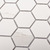 Мозаика керамическая StarMosaic Homework Hexagon Carrara Matt 27.1x28.2 см цвет серый SMART MOSAIC