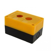 Корпус КП102 пластиковый 2 кнопки желтый EKF PROxima | cpb-102-o цена, купить