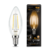 Лампа светодиодная филаментная Filament 9Вт свеча 2700К тепл. бел. E14 680лм GAUSS 103801109
