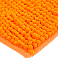 Коврик для ванной комнаты Merci 45х70 см цвет оранжевый SWENSA