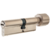 Цилиндр Abus D12 NIS, 50х40 мм, ключ/вертушка, цвет никель