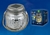 Светодиодный садовый светильник USL-M-211/GN120 SILVER JAR на солнечной батарее,теплый белый свет. 1*АА Ni-Mh аккумулятор в/к. IP44 Uniel - UL-00003209