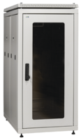 Шкаф сетевой 19" LINEA N 33U 600х1000 мм стеклянная передняя дверь серый | LN35-33U61-G ITK IEK (ИЭК) цена, купить