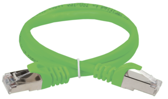 Коммутационный шнур (патч-корд), кат.5Е FTP, 0,5м, зеленый | PC02-C5EF-05M ITK IEK (ИЭК) Патч-корд 5е PVC цена, купить