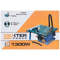 Пила стационарная Dexter Power MJ10200IIIC-I, 1300 Вт, 210 мм