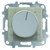 Накладка для терморегулятора 8140.9, серия SKY, цвет неражавеющая сталь|2CLA854090A1401| ABB