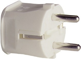 Вилка термопласт 16A, 2P+E, 250V, (белый) | 1116110 ABL Sursum кабельная бытовая с прямым вводом IP20 белый аналоги, замены