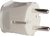 Вилка термопласт 16A, 2P+E, 250V, (белый) | 1116110 ABL Sursum